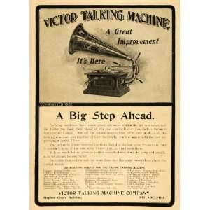   Ad Victor Talking Machine Co. Gramophone Records   Original Print Ad