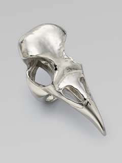 Alexander McQueen   Bird Skull Ring/Silver   Saks 