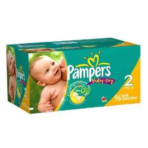  Pampers Baby Dry Big Pack Diapers    size size 2 Baby