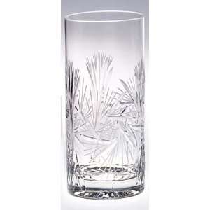    Pinwheel Set of 4 Crystal Highball Glasses