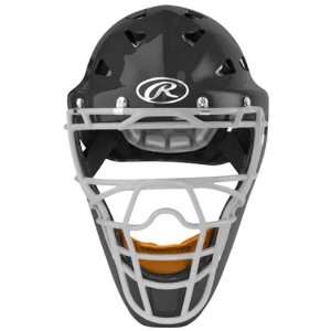   Youth Hockey Style Catchers Mask   Black One Size: Sports & Outdoors