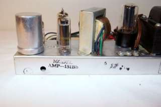 Vintage Magnavox Tube Amplifier Amp With Controls And Extra Tubes 