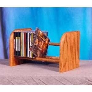  Wood Shed Solid Oak CD Storage Rack TWS 104: Electronics