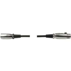  HOSA BLK MICROPHONE CABLE, 25 ft. Premium with traditional XLR 