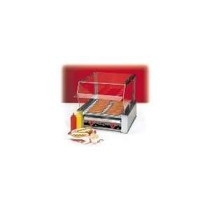   120   Roll A Grill Hot Dog Grill, Chrome Rollers, 18 Hot Dogs, 120 V
