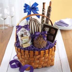 Great Job Gourmet Caramel and Chocolate Apple Gift Baskets  