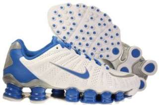  Womens Nike Shox TLX Running Shoes White / Soar Blue 