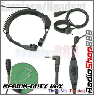 E66XLMT 1x Medium duty VOX Throat Mic forT4800,PR560  