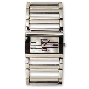  Ladies Simon Chang IP plated Mother of Pearl Dial 34x22mm 