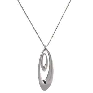  Skagen Denmark Womens Jewelry Silver Leaf Pendant #JNS0008 Skagen 