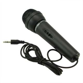 Black 3.5mm Mini Studio Speech Mic Microphone w Stand  