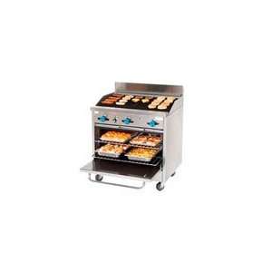  Comstock Castle F330 3RB 36 Commercial Gas Range With 36 