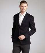 Dolce & Gabbana black cashmere double button blazer style# 316673501