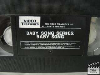 Baby Songs VHS Infant 6 years; songbook included  