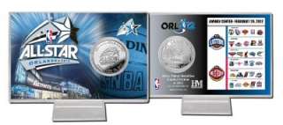 2012 NBA All Star Game Silver Coin Card  
