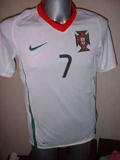 Portugal RONALDO Nike Shirt Jersey Football Soccer Euro 2008 Rare 