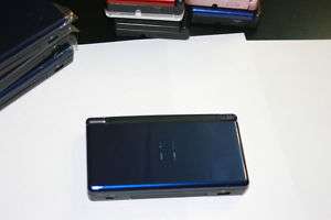 Nintendo DS Lite Cobalt & Black System Mint Condition! 0045496718350 