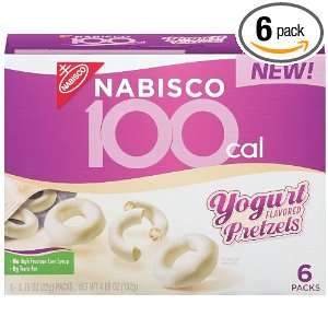 Nabisco 100 Calorie Pack Yogurt Covered Pretzels, 4.68 Ounce Boxes 