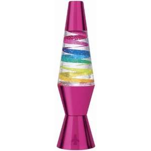 8oz Lava Brand Mystical Glitter Rotating Lamp Rainbow 