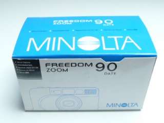 Minolta Freedom 90 Zoom Compact Zoom 35mm Camera & Case  