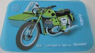 ISH Jupiter Old Dunkin Motorcycle Card #48 Sidecar IZH  