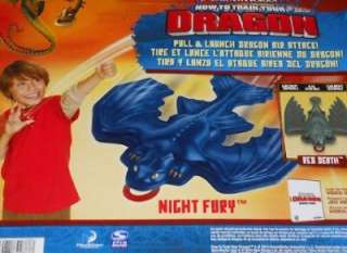 LAUNCH N SOAR HOW TO TRAIN YOUR DRAGON NIGHT FURY TOY  