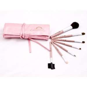  7 Piece Makeup Brush Set   Pink Case Pack 12   827879 
