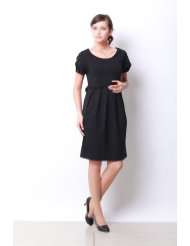 Tuck and Pleats Formal Nursing and Maternity Dress