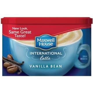 Maxwell House International Coffee Vanilla Bean Latte, 8.5 Ounce Cans 