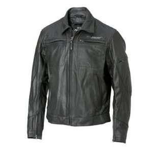  Yamaha OEM Mens Angeles Leather Jacket. Metal Detailing 