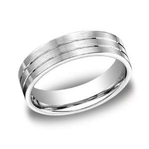  6.00 Millimeters Palladium 950 Wedding Band Ring on Sale 