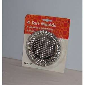  Foxrun 4 1/2 Mini Flan Pans Tart molds Set of 4