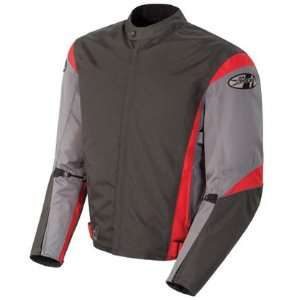   Nova 2.0 Mens Textile Motorcycle Jacket Charcoal/Grey/Red Automotive