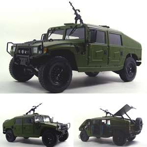 DFM Dongfeng Motor Chinese Hummer Diecast Toy Car Vehicle Army Green 