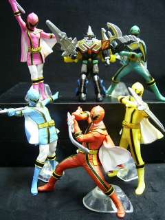 Bandai MYSTIC FORCE Power Ranger Magiranger Figure Gashapon set of 6 