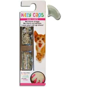  Kitty Caps, Small Clear Cat (6 8lbs) Soft Feline Nail 