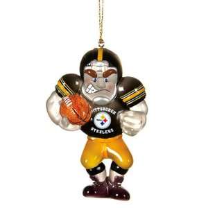 BSS   Pittsburgh Steelers NFL Acrylic Football Player Ornament (3.5 