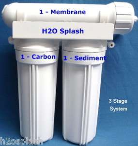 Reverse Osmosis System (24/35/50GPD Membrane)Drinking RO Water Filter 