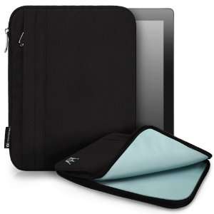   Suede Zip Sleeve Case (Black) for HP Touchpad