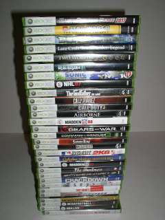 Xbox 360, Lot of 30 EMPTY Video Cases w/Manuals, NO GAMES INCLUDED