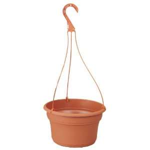   Panterra Hanging Basket Planter, Clay, 12 Inch Patio, Lawn & Garden