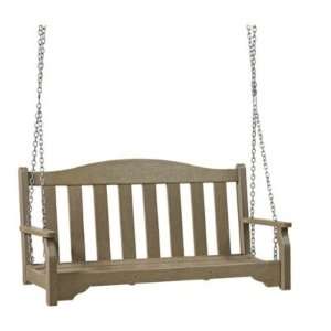   Living Quest Recycled Plastic Porch Swing, Peach Patio, Lawn & Garden