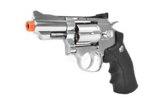  Full Metal 708 Compact CO2 Airsoft Gun Pistol Revolver Silver  