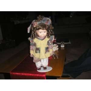  Country Girl Porcelain Doll Toys & Games