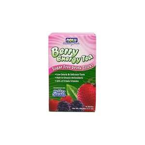 Sugar Free Berry Energy Tea Powder 12 packs Packets  