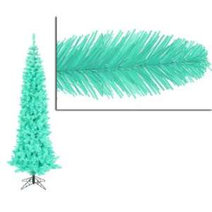  9 Pre Lit Seafoam Ashley Spruce Pencil Christmas Tree 