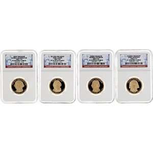2007 Proof Presidential Dollar 4 pc. Coin Set, NGC Certified PF70 UC