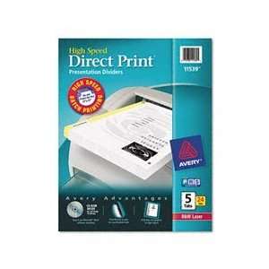    Speed Direct Print Dividers, 5 Tab, 24 Sets (11539)