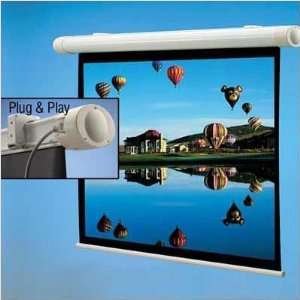 Matte White Salara/Plug and Play Electric Screen   WideScreen Size 