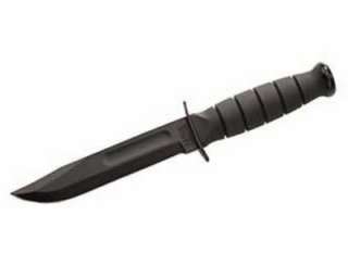 Ka Bar 1256 Black Fixed Straight Edge Blade Utility Knife W/Kabar 